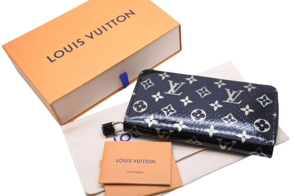 LOUIS VUITTON Zippy Wallet Long Noir Black Monogram